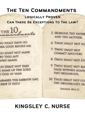 cover image of The Ten Commandments Logically Proven